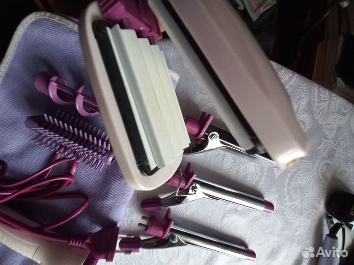 Набор для укладки волос, BaByliss MS22E, red/silve