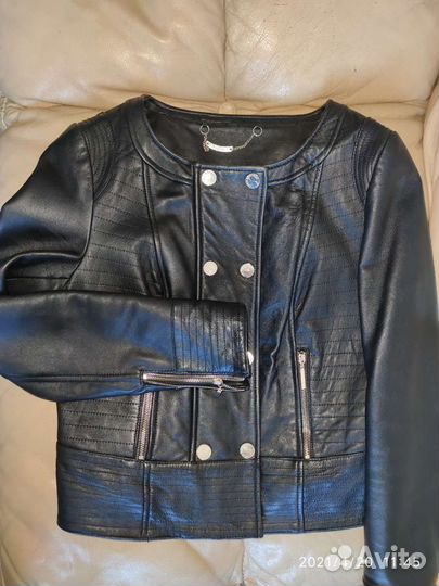 Куртка кожаная женская размер 42-44