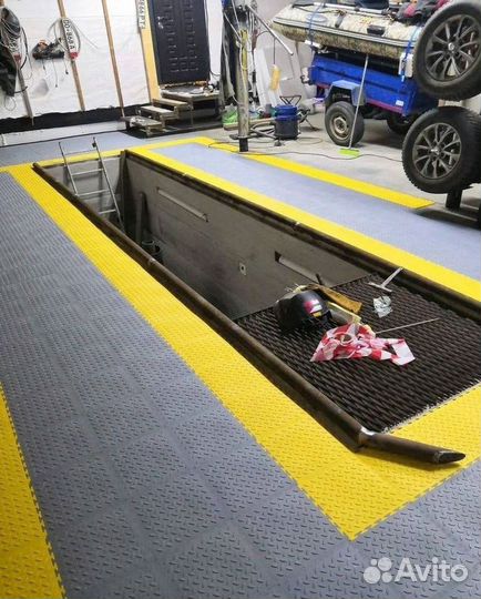 Модульная пвх плитка для склада