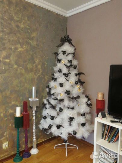 Ель искуственная белая бу, елка