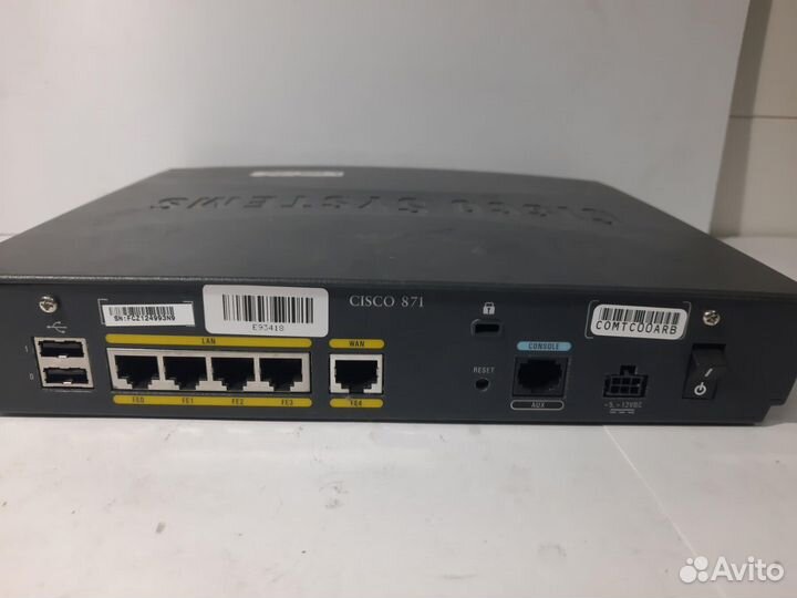 Маршрутизатор Cisco 871 без блока питания