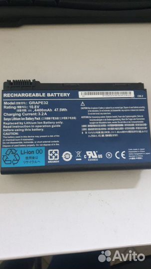 Аккумулятор Acer TravelMate TM00741 10.8V 4400mAh