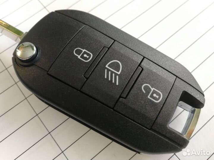 Новый ключ для Citroen Ситроен 2020+ 4A