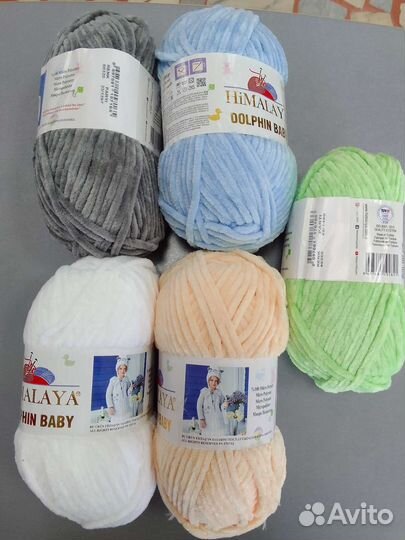 Пряжа плюшевая