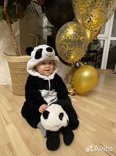Костюм панды 80р кигуруми