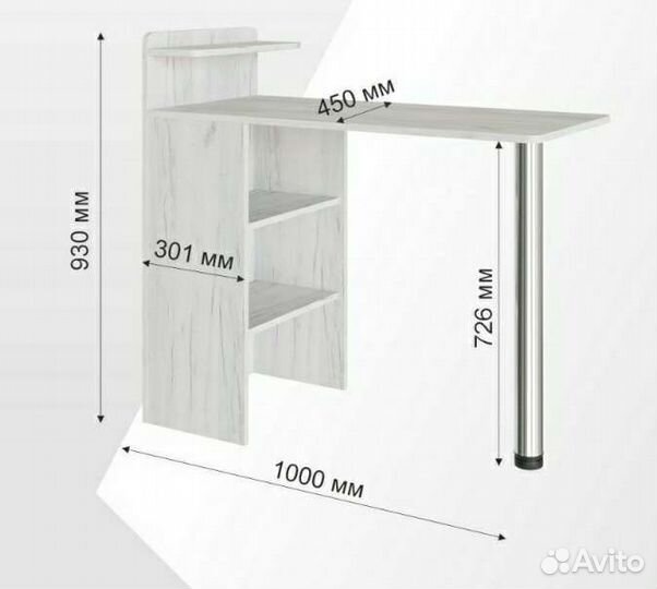 Маникюрный стол (цвета в описании)