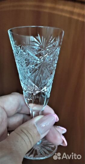 Хрустальный набор (фужеры, бокалы, рюмки)