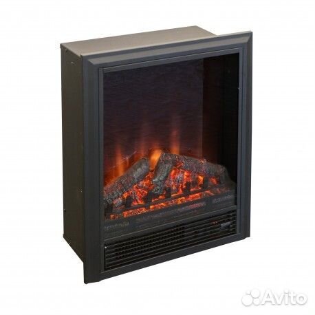 Электрокамин с классическим очагом 2D Real-flame Stefania STD/EUG WT с очагом Eugene