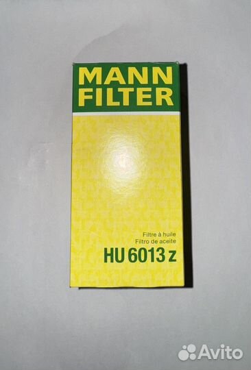 Фильтр масляный Mann HU6013z