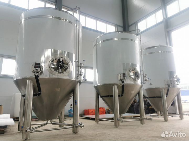 Танк для пива цилиндро конический цкт 1500 литров