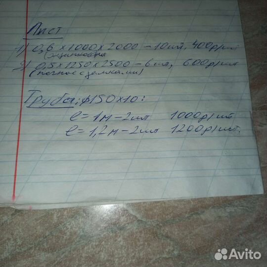 Трубы б/у