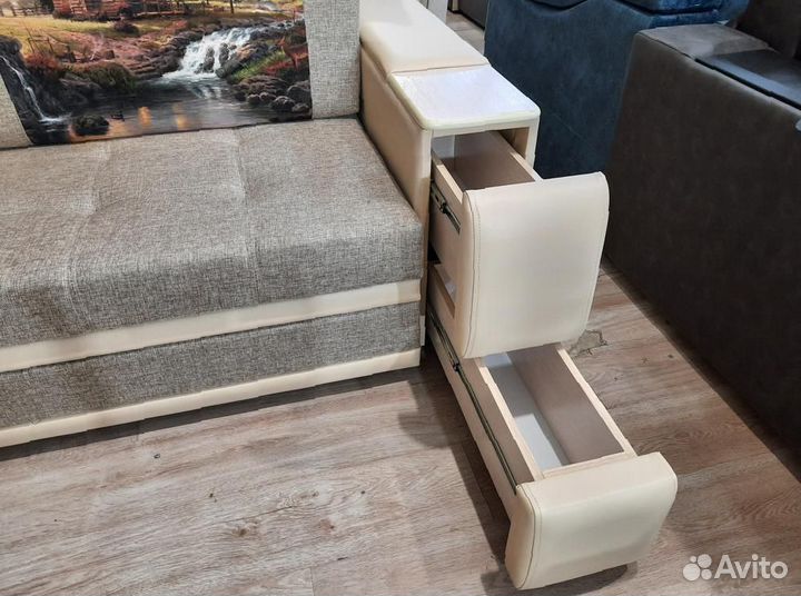 Диван со столиком, диван кровать, Д.Б-1-мд