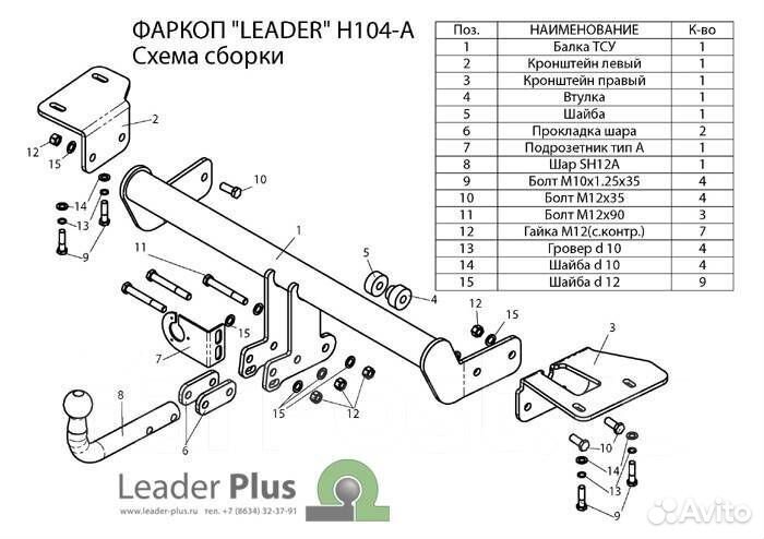 Фаркоп на honda CR-V