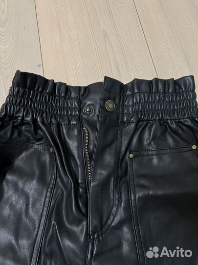 Шорты экокожа zara 34(XS-S)