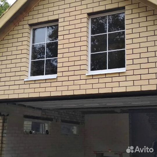 Пластиковые французские окна rehau