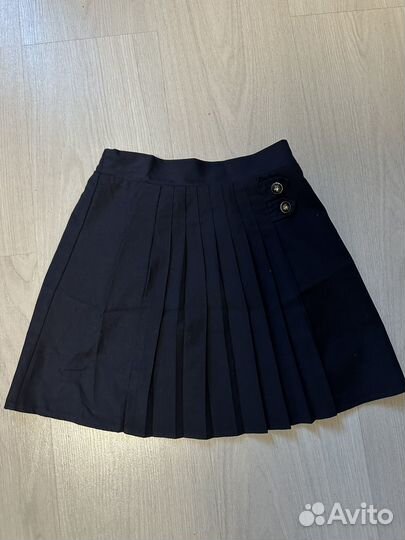 Школьная юбка 122 синяя