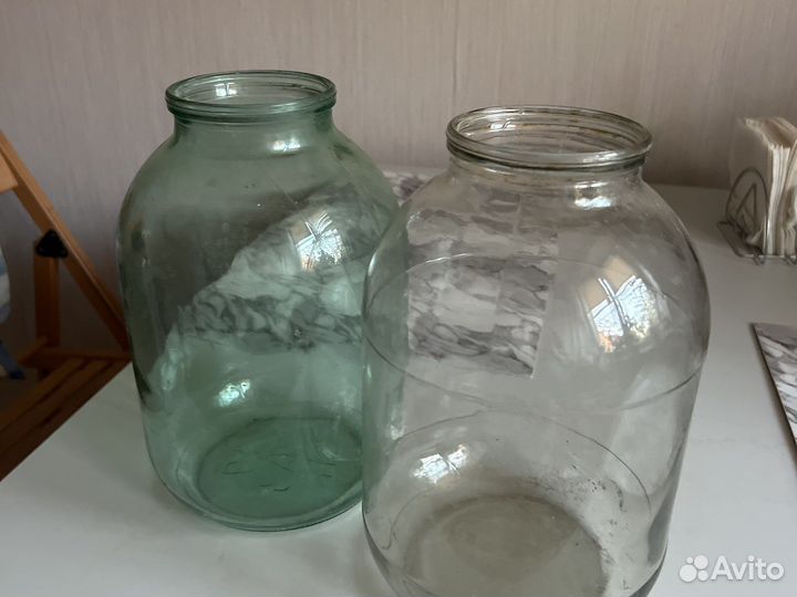 Банки стеклянные 3 л,1л, 0,75л