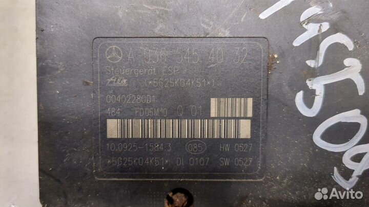 Блок абс, насос Mercedes C W203, 2006