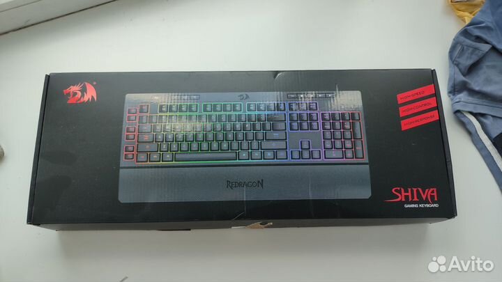 Мембранная бюджетная клавиатура Redragon Shiva