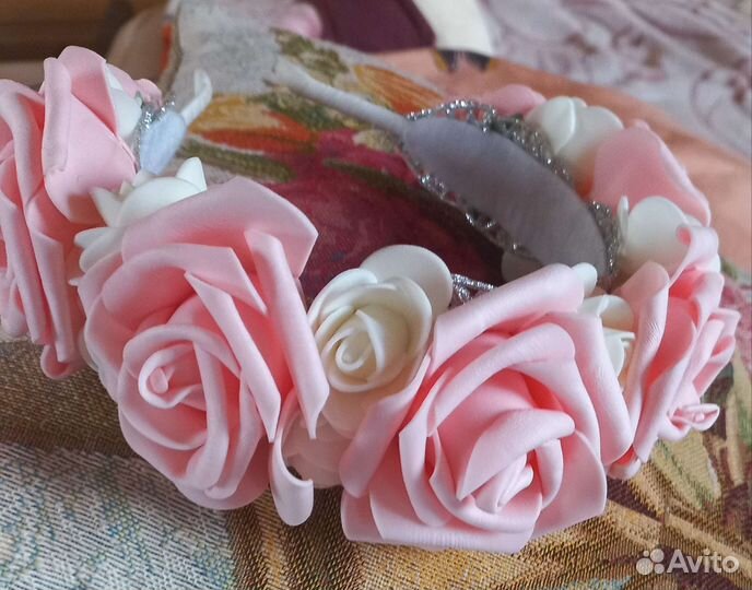 Ободок для волос ручной работы