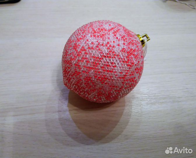 Шар / ёлка / Бисерные шары ручной работы