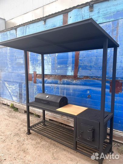 Беседка с мангалом