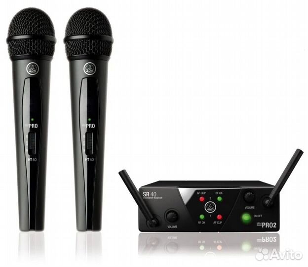 AKG WMS40 Mini Dual Vocal Set US45A/C 2 микрофона