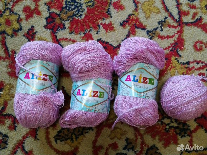 Пряжа, капроновая нить трощеная