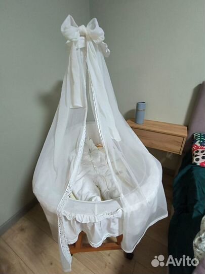 Люлька колыбель плетеная piccolino