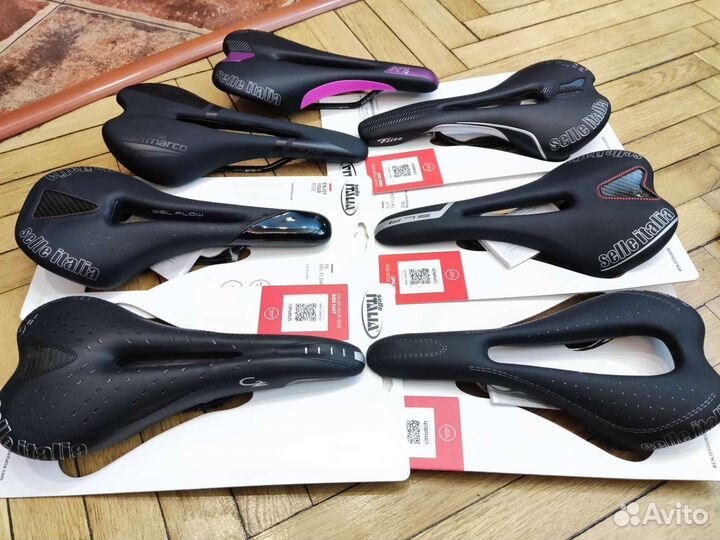 Седла Selle Italia, San Marco, Ergon, Wtb и др