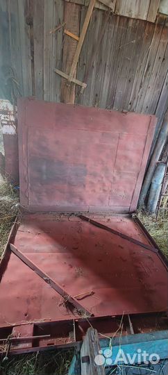 Ворота гаражные металлические бу