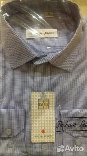 Новая рубашка fashion leader c длинным рукавом