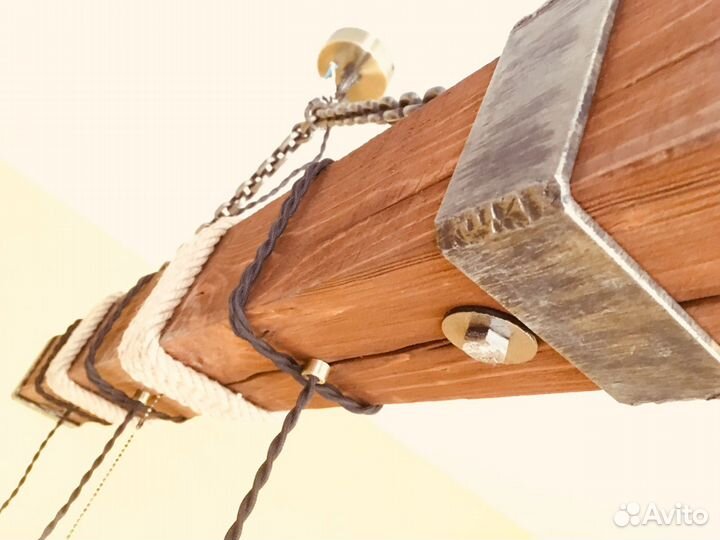 Люстра из массива.Эко стиль.лофт. в подарок