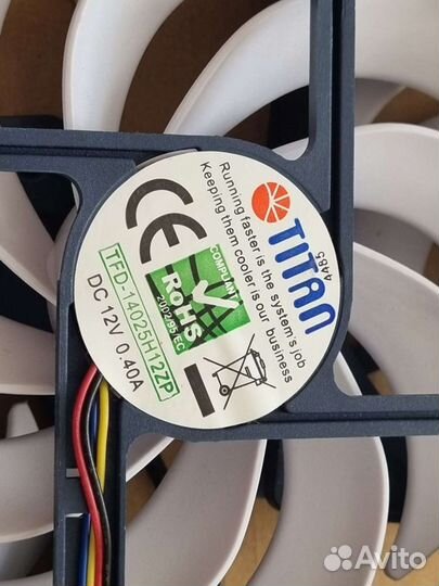 Вентилятор для корпуса Titan TFD-14025H12ZP