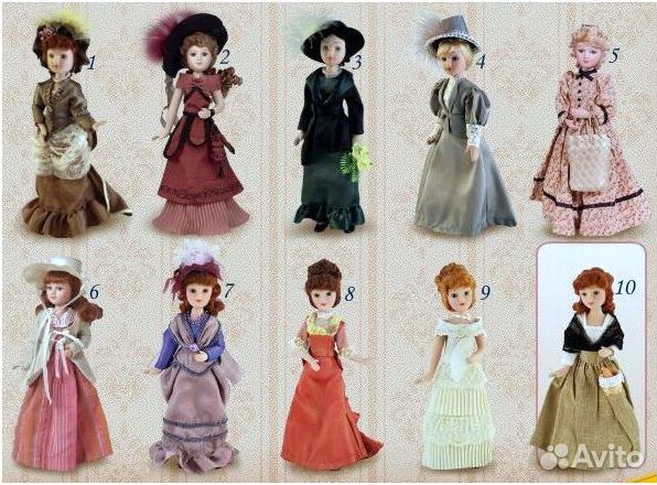 Куклы дамы эпохи