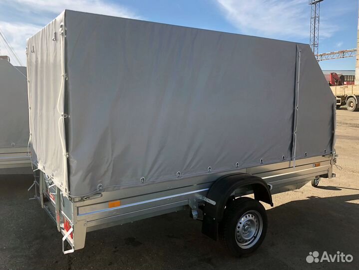 Прицеп оцинкованный 3.2х1.4 с тентом 