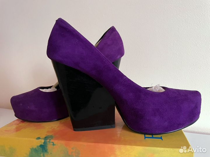 Итальянские замшевые туфли (новые)