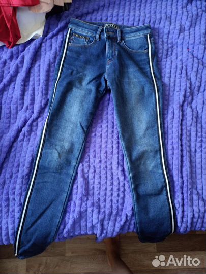 Джинсы теплые