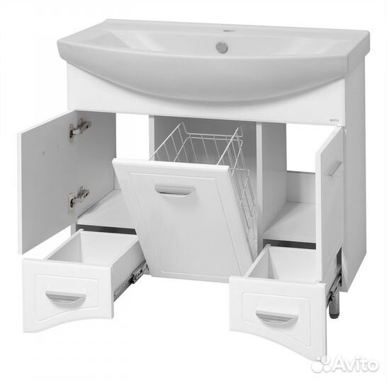 Тумба с раковиной Misty Дрея Э-Дре01086-01К2Я