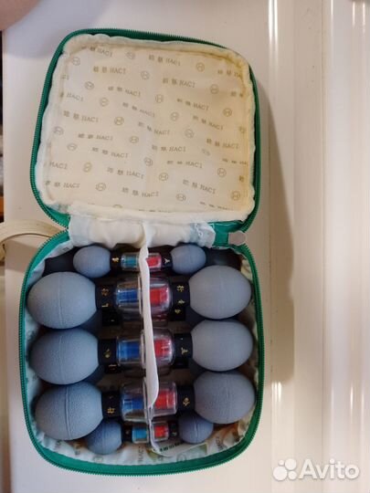 Массажные банки вакуумные, магнитные Haci, 18 шт