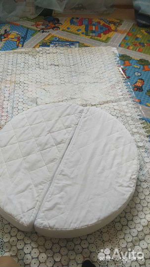 Матрас детский круглый и овальный