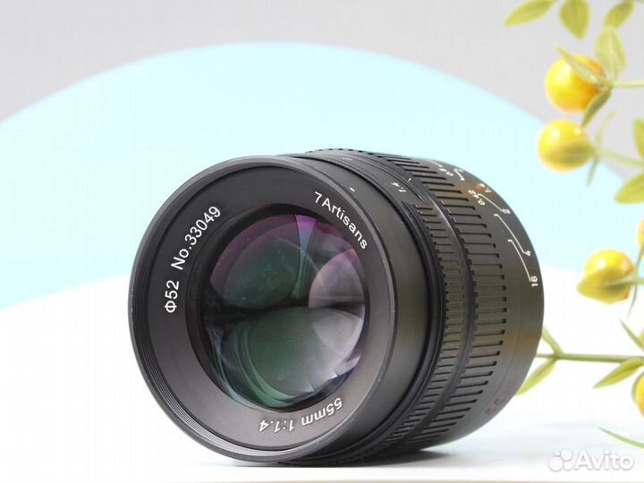 Объектив 7Artisans 55mm f1.4 (EOS M)
