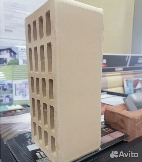 Кирпич облицовочный полуторный