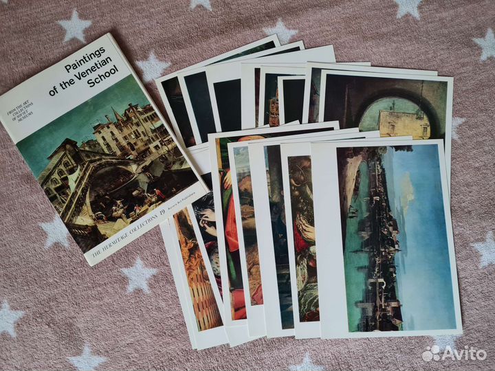 Открытки СССР искусство живопись текстиль