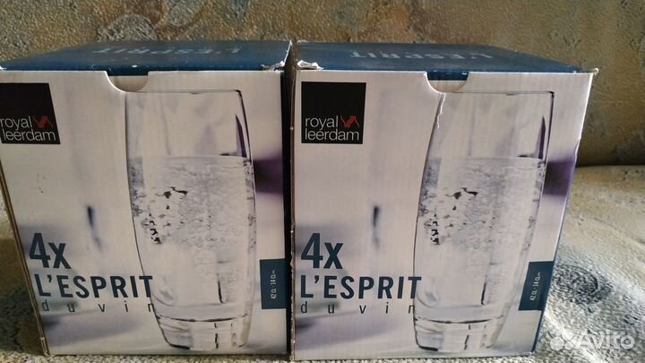 Два новых стеклянных набора с бокалами