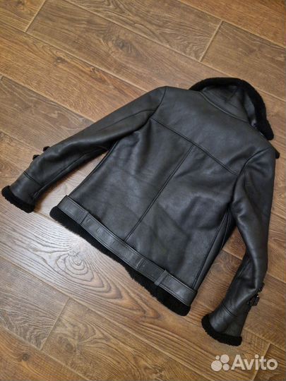 Дубленка натуральная женская авиатор