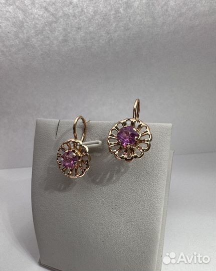 Золотые серьги СССР