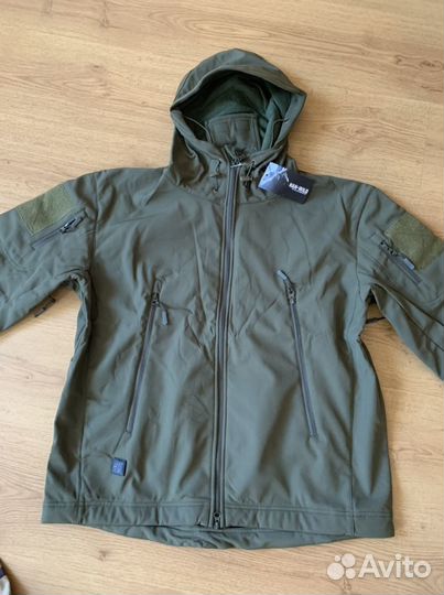 Флисовая тактическая софтшелл куртка 50р