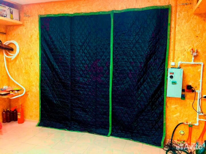Штора в гараж 2.7 х 2.2 метра из брезента