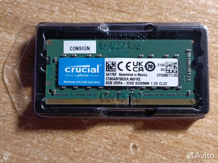 Crucial Оперативная память 16 гб 3200 мгц DDR4